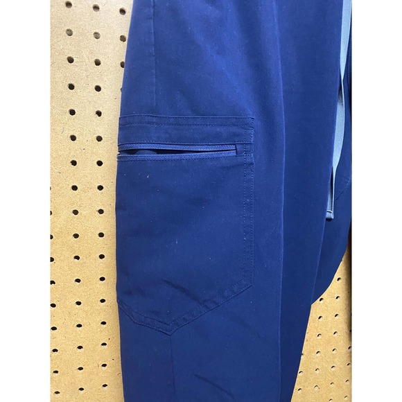 Figs Navy Blue Wide Leg Pants - Picture 2 of 9